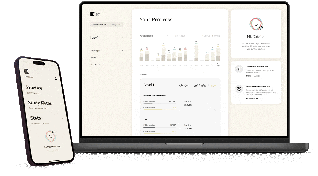 Kinnu CFA interface preview