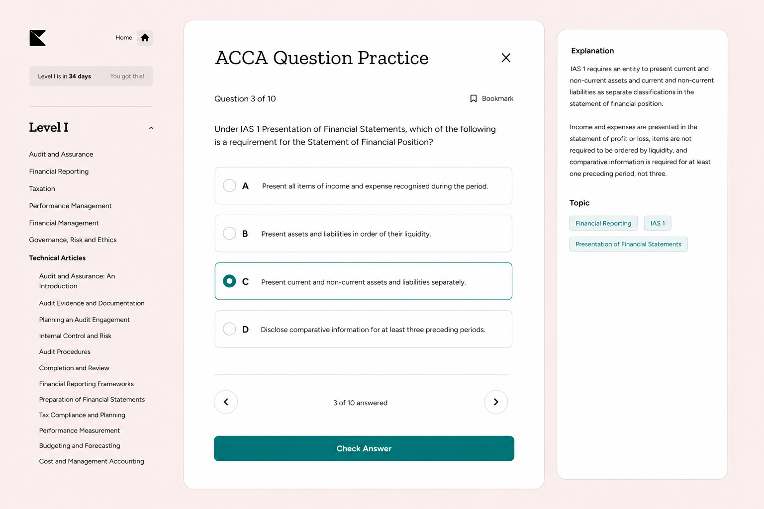 Kinnu ACCA question practice