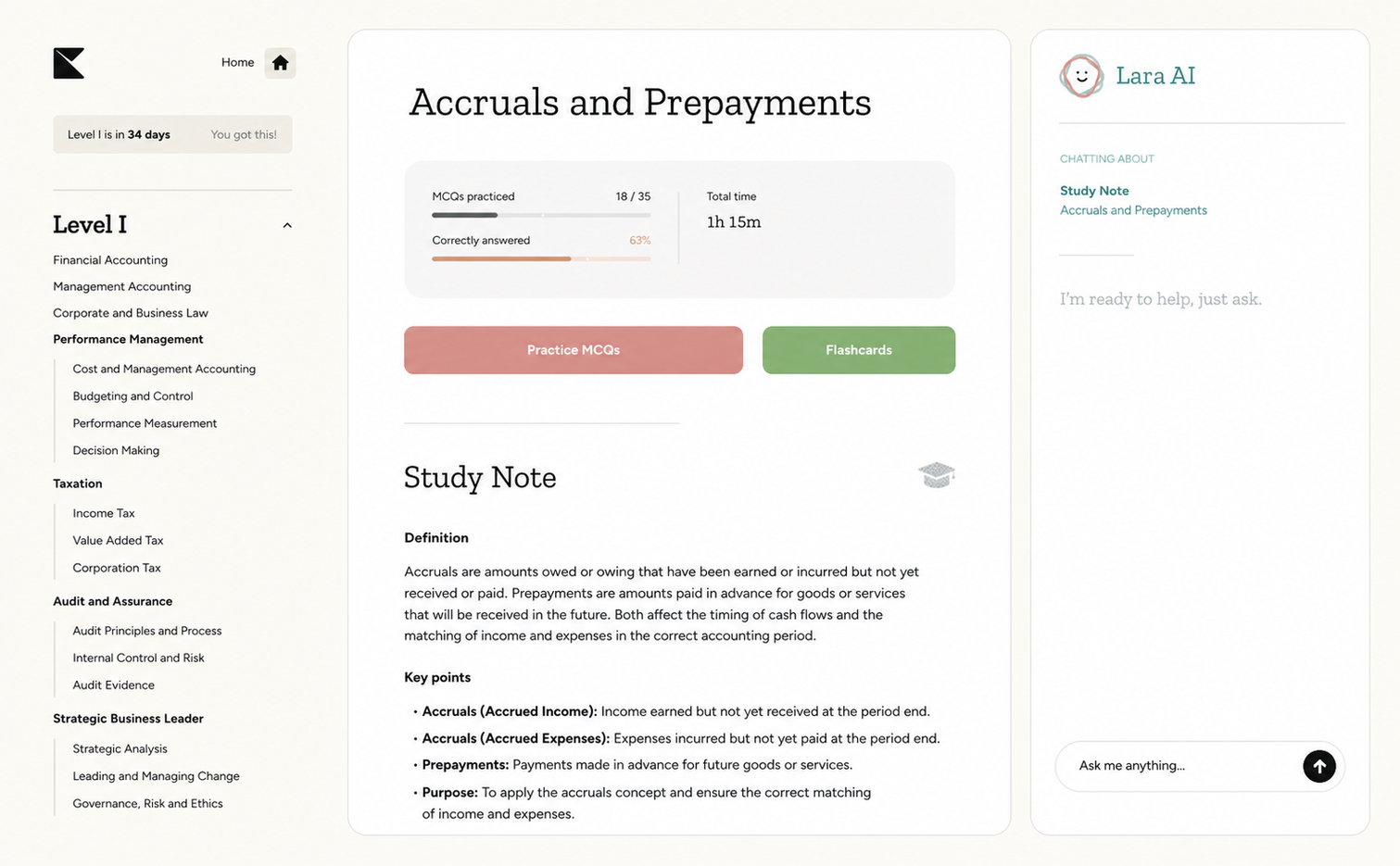 Kinnu ACCA Study Notes