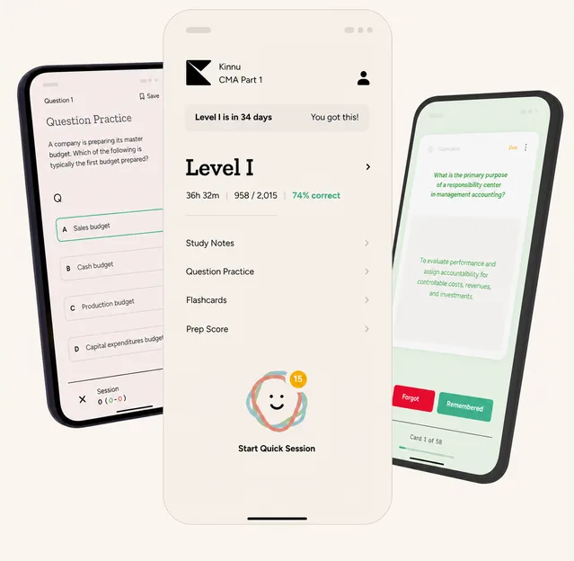 Kinnu CMA Part 1 mobile app