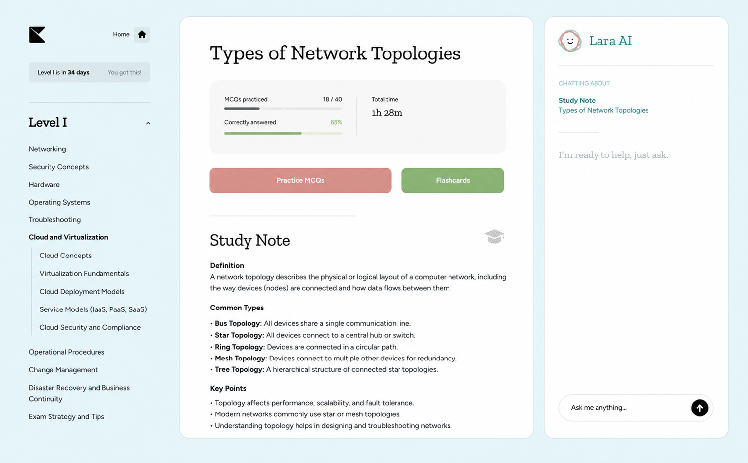 Kinnu CompTIA study notes