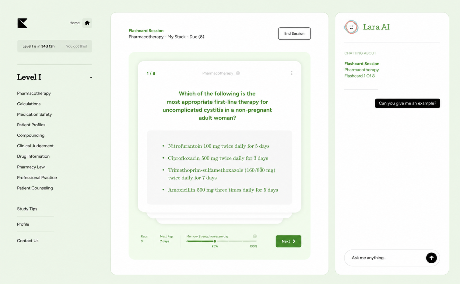 Kinnu NAPLEX flashcards
