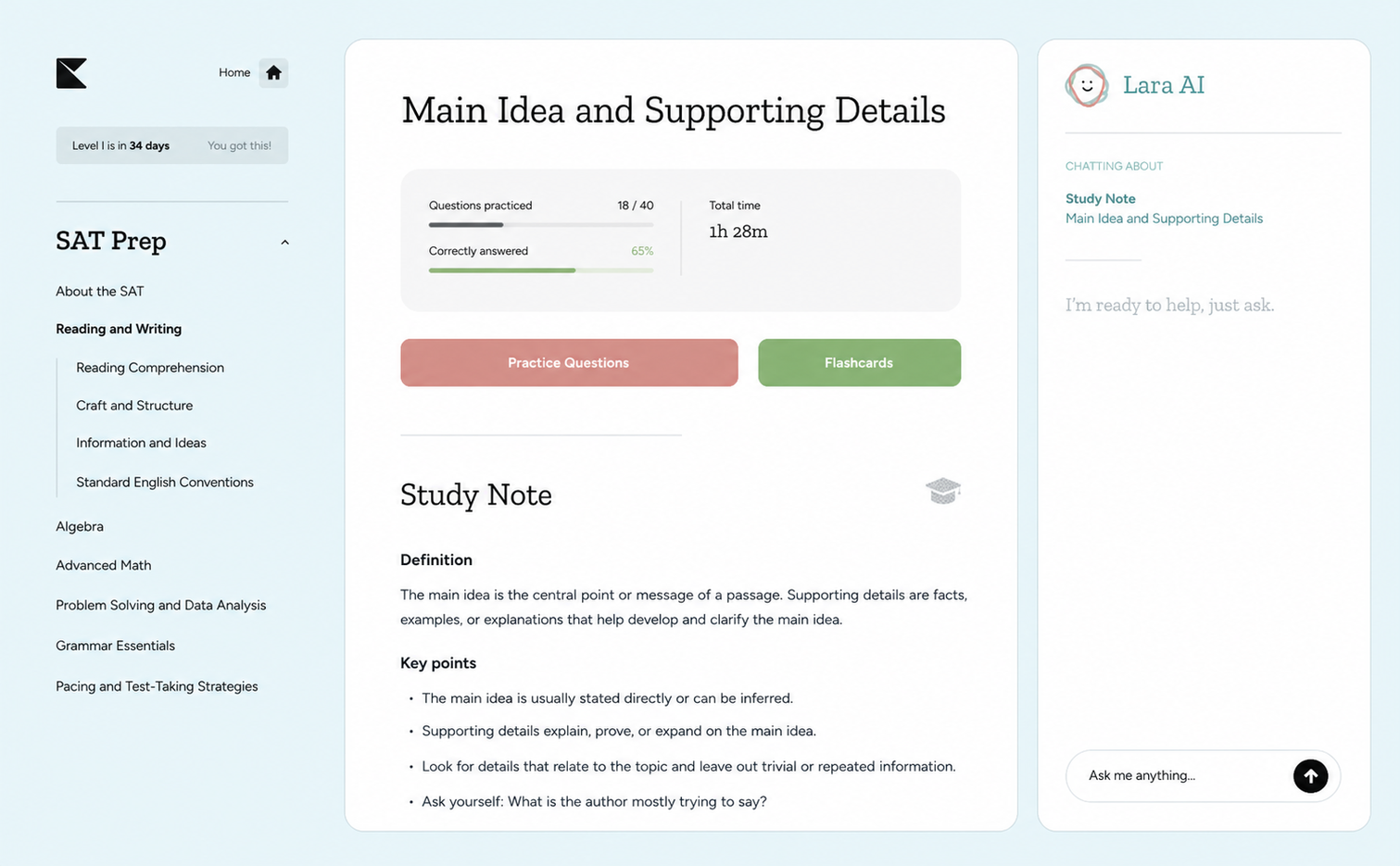 Kinnu SAT and PSAT (College Board) study notes