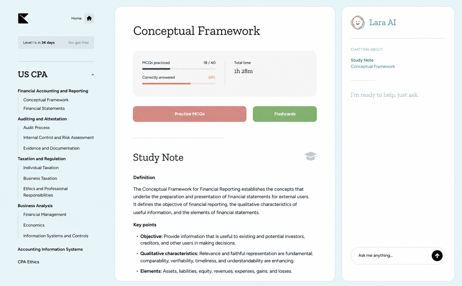 Kinnu CPA study notes