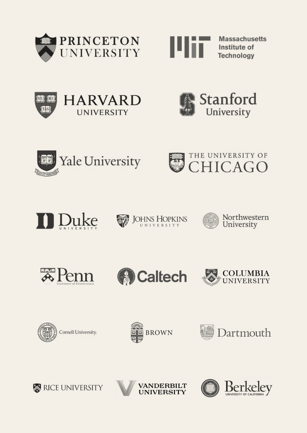 Colleges that Kinnu SAT students have been admitted to
