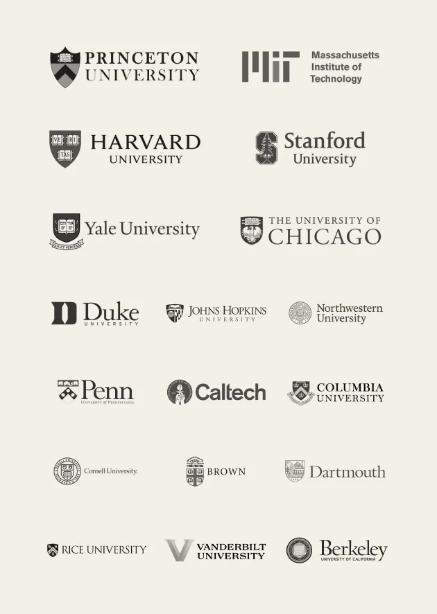 Colleges that Kinnu SAT students have been admitted to